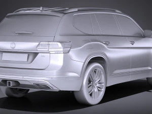 Volkswagen Atlass 2018 3D Model