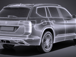 Volkswagen Atlass 2018 3D Model