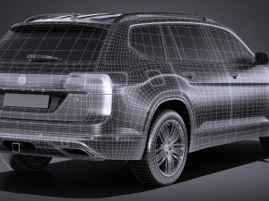 Volkswagen Atlass 2018 3D Model