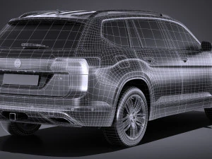 Volkswagen Atlass 2018 3D Model