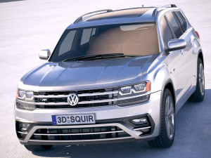 Volkswagen Atlas R-line 2018 Modelo 3D