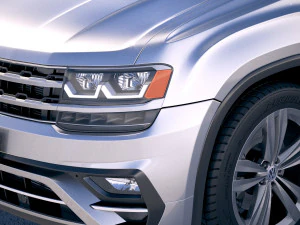 Volkswagen Atlas R-line 2018 3D Model