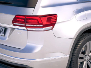 Volkswagen Atlas R-line 2018 3D Model