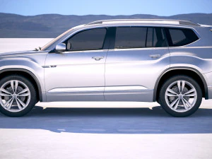 Volkswagen Atlas R-line 2018 3D Model