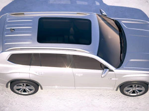 Volkswagen Atlas R-line 2018 3D Model