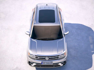 Volkswagen Atlas R-line 2018 3D Model