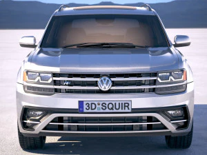 Volkswagen Atlas R-line 2018 3D Model
