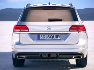 Volkswagen Atlas R-line 2018 3D Model