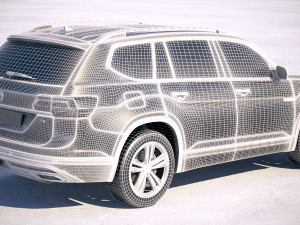 Volkswagen Atlas R-line 2018 Modelo 3D