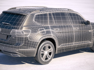 Volkswagen Atlas R-line 2018 Modelo 3D