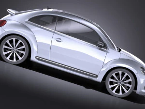 Volkswagen Beetle 2012-2015 vray 3D Model