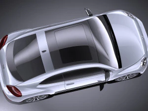 Volkswagen Beetle 2012-2015 vray 3D Model