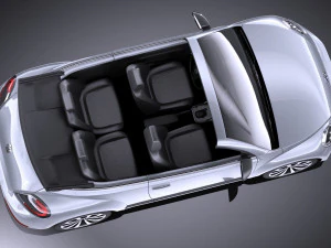 Volkswagen Beetle Convertible R-line 2015 vray 3D Model