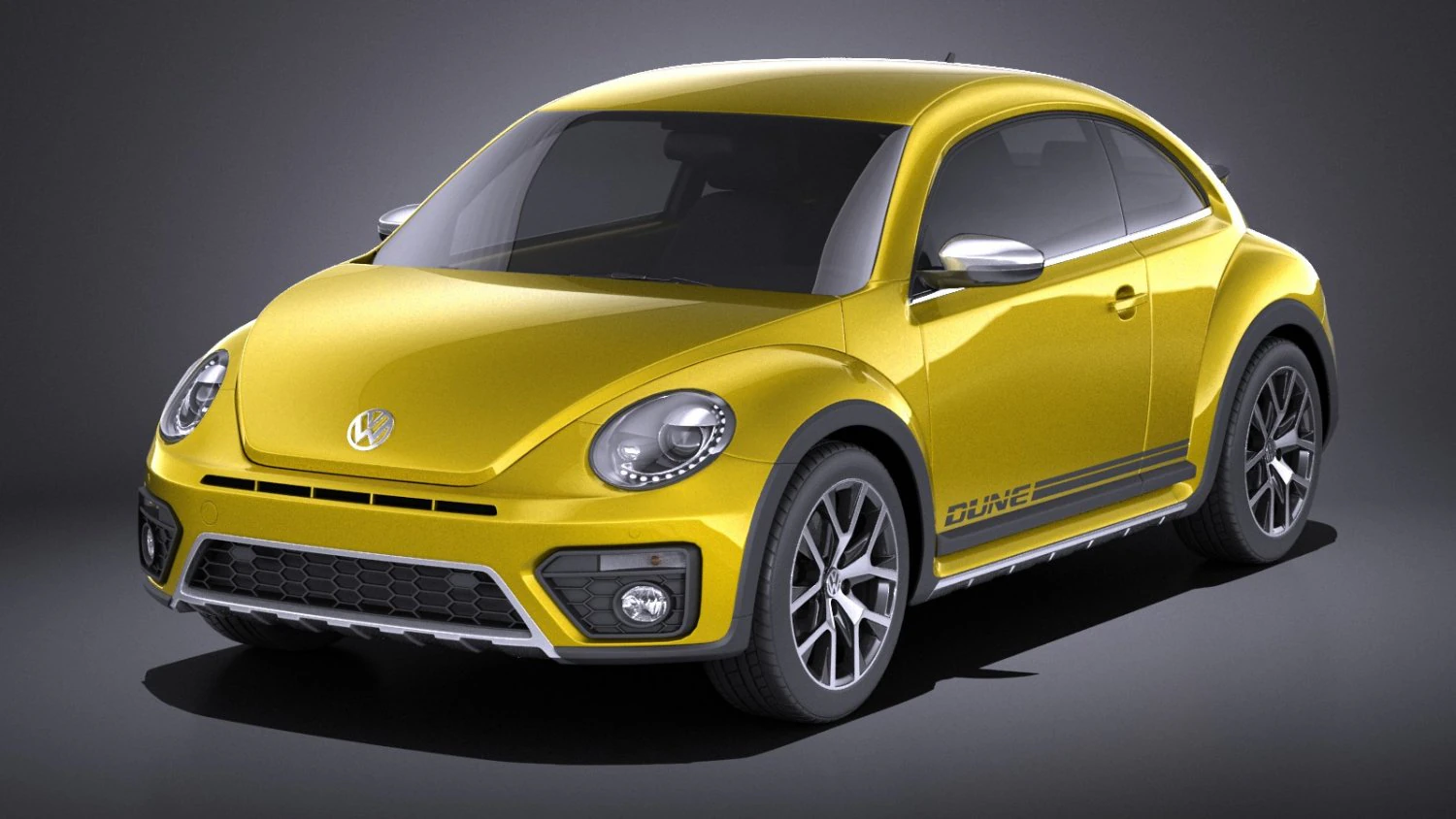 Volkswagen Beetle Dune 2018 vray 3D Model .c4d .max .obj .3ds .fbx .stl .blend 