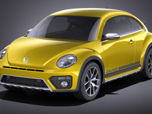 Volkswagen Beetle Dune 2018 vray 3Dモデル