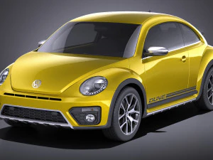 Volkswagen Beetle Dune 2018 vray 3D Model
