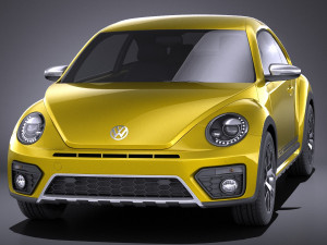 Volkswagen Beetle Dune 2018 vray Modello 3D