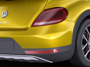 Volkswagen Beetle Dune 2018 vray Modello 3D