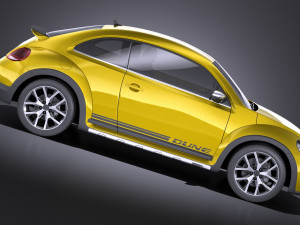 Volkswagen Beetle Dune 2018 vray Modello 3D