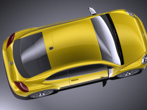 Volkswagen Beetle Dune 2018 vray Modello 3D