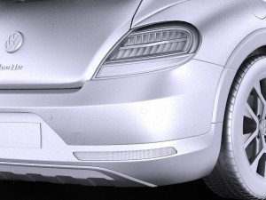 Volkswagen Beetle Dune 2018 vray Modello 3D