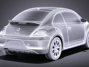 Volkswagen Beetle Dune 2018 vray Modello 3D