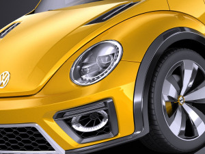 Volkswagen Beetle Dune Concept 2014 vray Model 3D