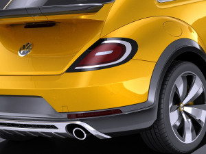 Volkswagen Beetle Dune Concept 2014 vray Model 3D