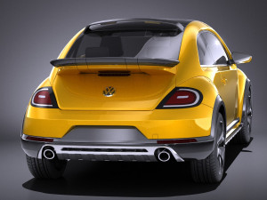 Volkswagen Beetle Dune Concept 2014 vray Model 3D