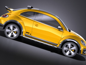 Volkswagen Beetle Dune Concept 2014 vray Model 3D
