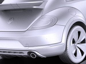 Volkswagen Beetle Dune Concept 2014 vray Model 3D