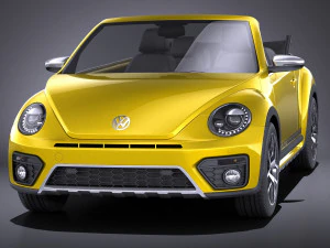 Volkswagen Fusca Dune convers&iacute;vel 2017 vray Modelo 3D