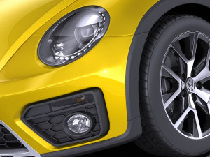 Volkswagen Beetle Dune Convertible 2017 vray 3D मॉडल