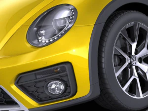 Volkswagen Fusca Dune convers&iacute;vel 2017 vray Modelo 3D