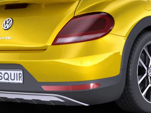 Volkswagen Fusca Dune convers&iacute;vel 2017 vray Modelo 3D