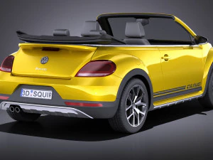 Volkswagen Fusca Dune convers&iacute;vel 2017 vray Modelo 3D
