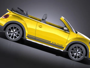 Volkswagen Fusca Dune convers&iacute;vel 2017 vray Modelo 3D