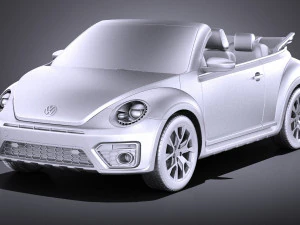 Volkswagen Fusca Dune convers&iacute;vel 2017 vray Modelo 3D