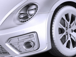 Volkswagen Beetle Dune Convertible 2017 vray 3D मॉडल