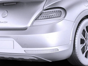 Volkswagen Fusca Dune convers&iacute;vel 2017 vray Modelo 3D