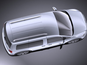 Volkswagen Caddy Alltrack 2018 vray 3D Model