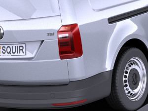 Volkswagen Caddy Maxi 2018 vray Model 3D