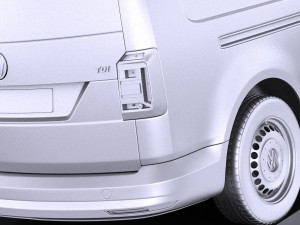 Volkswagen Caddy Maxi 2018 vray Model 3D