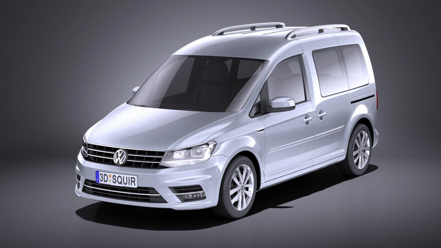 Volkswagen Crafter 2017 3D Model .c4d .max .obj .3ds .fbx .stl .blend