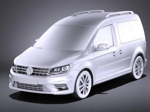 Volkswagen Crafter 2017 3D Model