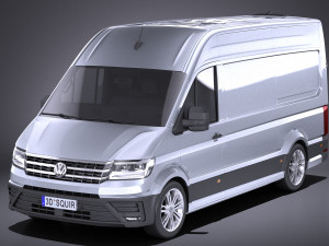 Volkswagen Crafter 2018 vray 3Dモデル