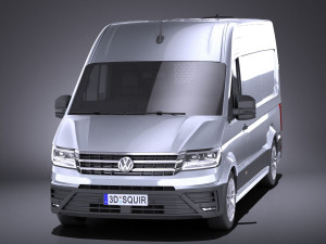 Volkswagen Crafter 2018 vray 3D 모델