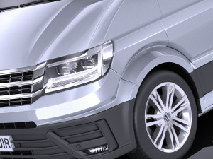 Volkswagen Crafter 2018 vray 3D 모델