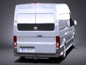 Volkswagen Crafter 2018 vray 3D 모델