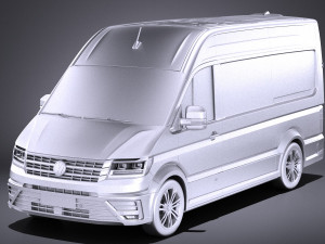 Volkswagen Crafter 2018 vray 3D 모델